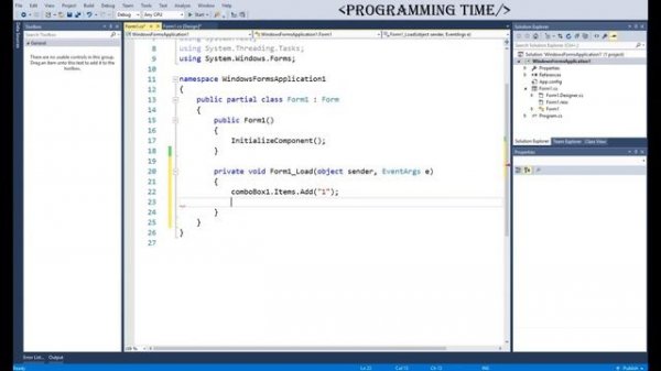 C# windows forms working with combobox / работа с combobox.
