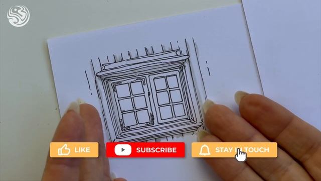 Sketching with MARKERS and INK. Drawing Windows with MARKERS смотреть онлайн