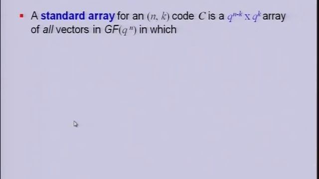 Erasure and Errors, Standard Array and Syndrome Decoding смотреть онлайн