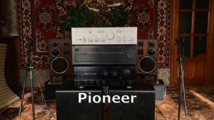 СРАВНЕНИЕ УСИЛКОВ Onkyo INTEGRA A-808 / Yamaha A-1020 / Pioneer A-757 Mark2 на Radiotehnika S-90