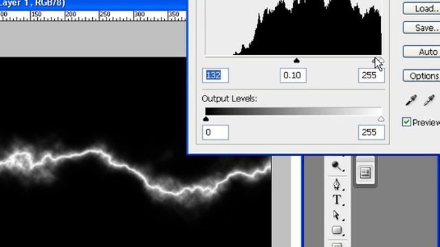Tutorial on creating a Lightning effect in Photoshop смотреть онлайн