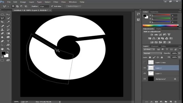 HOW TO MAKE CROME LOGO IN ADOBE PHOTOSHOP CC смотреть онлайн