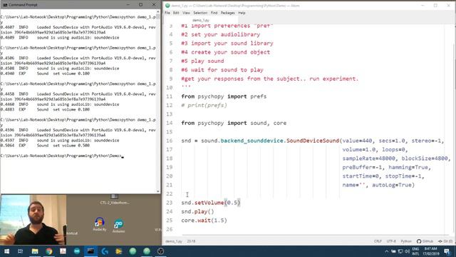 Using Psychopy and Python for Sound Experiments (video 5): Changing sound parameters смотреть онлайн