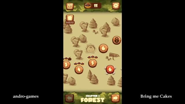 Bring me Cakes (by AGulev) - free offline puzzle game for Android and iOS - gameplay. смотреть онлайн