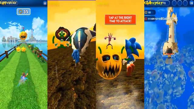Sonic Dash New Update - New Character Bongo VS Baby Sonic VS Classic Sonic VS CHARMY- Gameplay HD смотреть онлайн