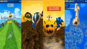 Sonic Dash New Update - New Character Bongo VS  Baby Sonic VS  Classic Sonic VS CHARMY- Gameplay HD