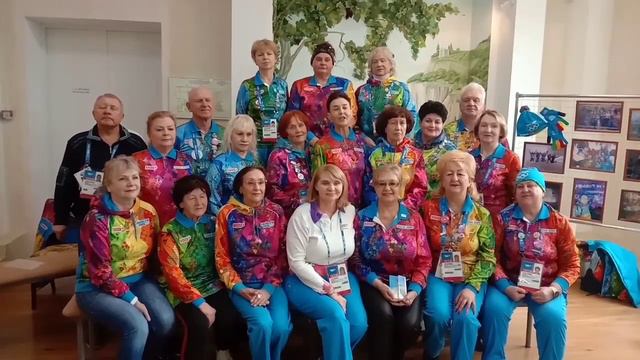 7.02.2024. Серебряные волонтёры Анапы приветствуют всех в день юбилея Зимней Олимпиады 2014г в Сочи смотреть онлайн