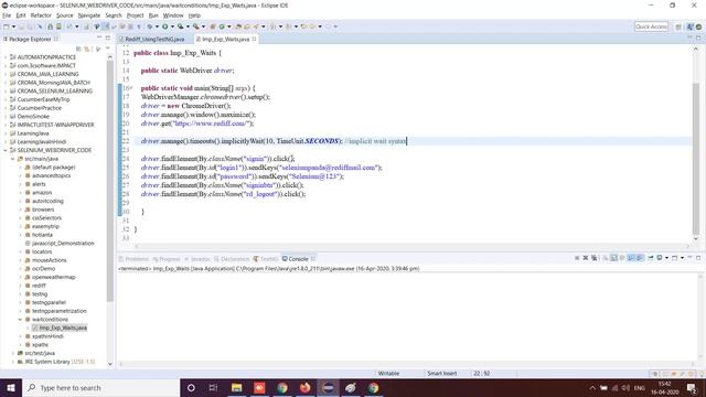 Implicit and Explicit Waits in Selenium upto Selenium 3.141.59 смотреть онлайн