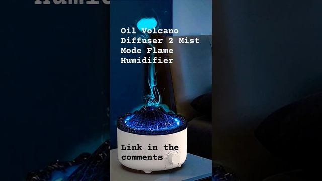 Oil Volcano Diffuser 2 Mist Mode Flame Humidifier смотреть онлайн