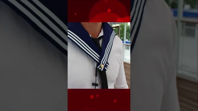 Для чего моряки носят воротник гюйс и почему на нём именно 3 полоски смотреть онлайн