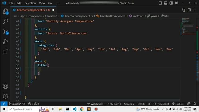Line and Area chart | Highchart area & line chart | in angular смотреть онлайн