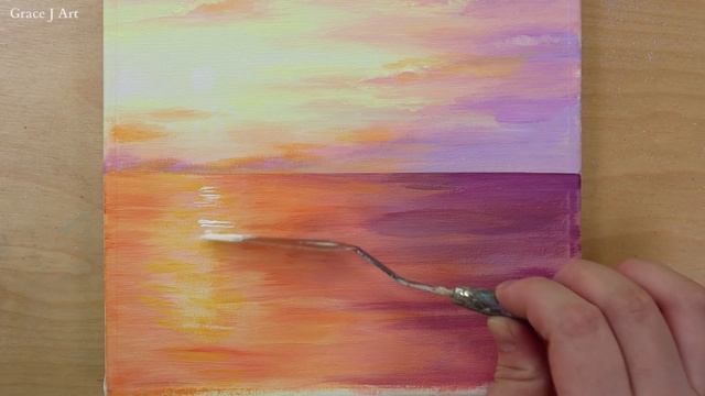 Lighthouse / Landscape / Acrylic painting for beginners / PaintingTutorial смотреть онлайн
