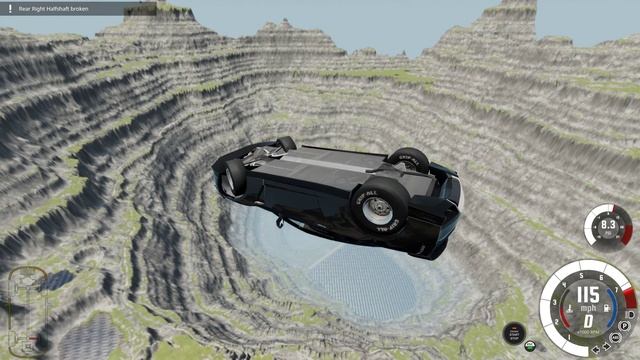 BeamNG.Drive Nissan GTR Dragster смотреть онлайн