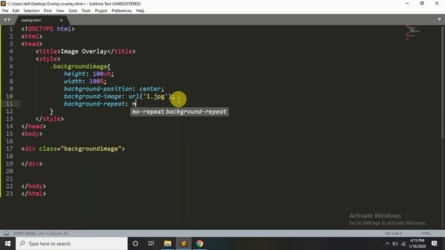 Image Transparent Black Overlay Effect Using HTML CSS смотреть онлайн