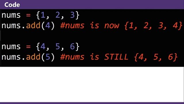 Python set add element смотреть онлайн