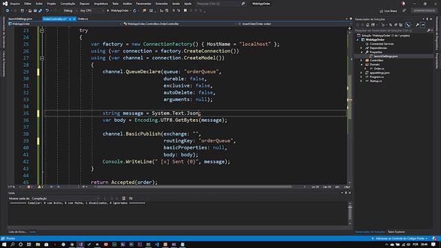 API Rest e Worker com RabbitMQ C# .Net Core смотреть онлайн