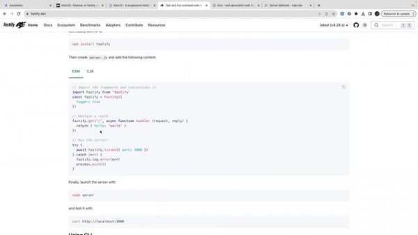 TOP NODE JS FRAMEWORK FOR 2024 #nodejs