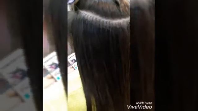 Наращивание волос микрокапсулами. смотреть онлайн