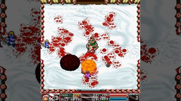 The Snow Runs Red   Retro Shooter Bloody Christmas Game