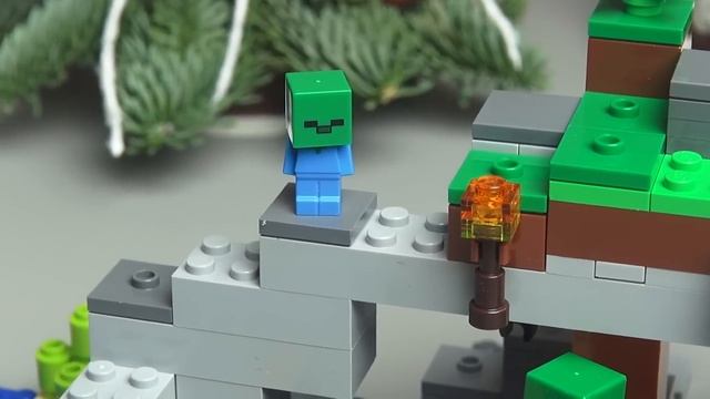 ЛЕГО Майнкрафт 21141 Пещера зомби Обзор LEGO Minecraft смотреть онлайн