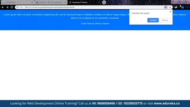 Bootstrap Tutorial For Beginners | Web Development Training | Web Development | Edureka Rewind смотреть онлайн