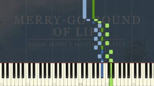 Merry-Go-Round of Life: Howl's Moving Castle Piano Tutorial & Sheets