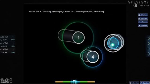 Chitose Sara - Arcadia (Short Ver.) [Memories] 98.41% FC смотреть онлайн