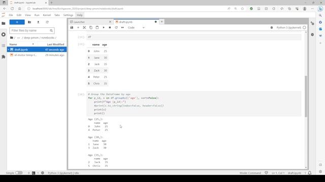 Pandas- Iterate Through - Groupby смотреть онлайн