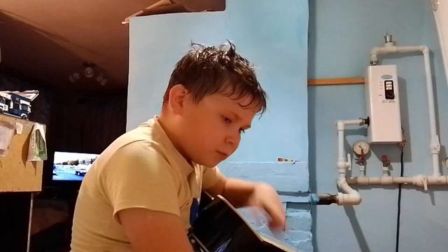 Шняга шняжная на акустической гитаре смотреть онлайн