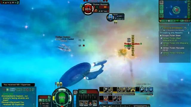 Enterprise-C and the temporal anomaly mission - Star Trek Online смотреть онлайн