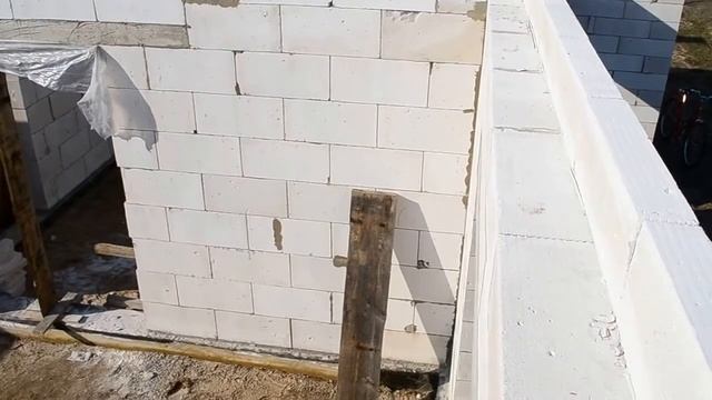 Колонны, перемычки, верхний ряд под армопояс смотреть онлайн