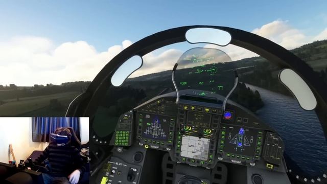 Flying a FIGHTER JET in a MOTION RIG! DOF Reality H2 | PIMAX 8KX | 13900K, RTX 4090 | MSFS смотреть онлайн