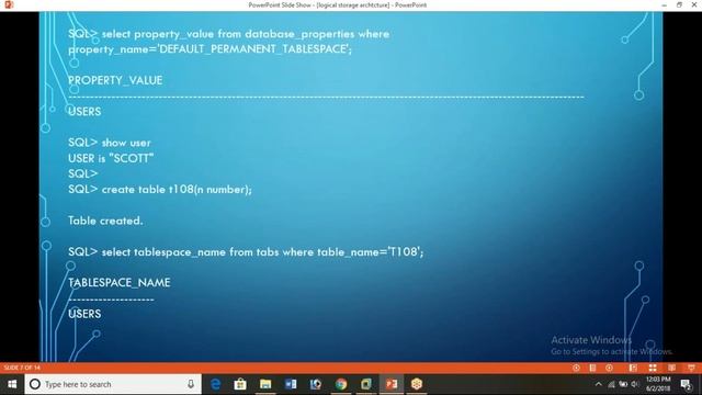 ORACLE DBA: Logical storage architecture смотреть онлайн