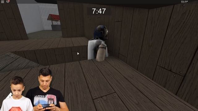 Артур стал Гренни а папа стал Балди в реальной жизни Granny Fix ROBLOX смотреть онлайн