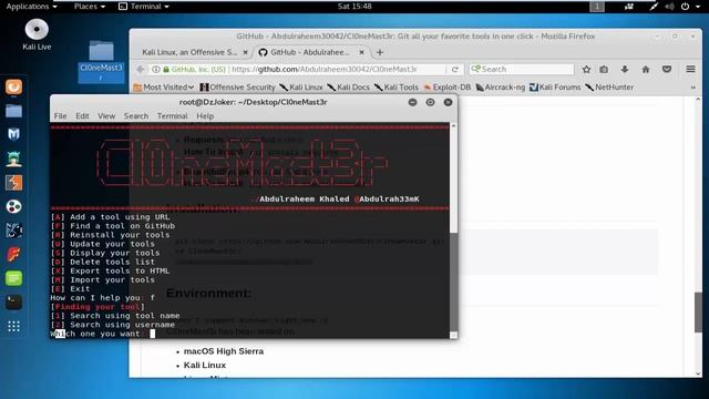 install CloneMaster in Kali Linux (favorite tools from GitHub ) смотреть онлайн