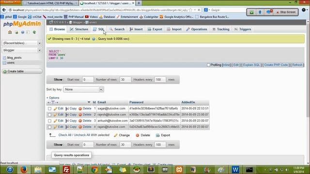 Mysql Insert Update Delete Data Part IV смотреть онлайн