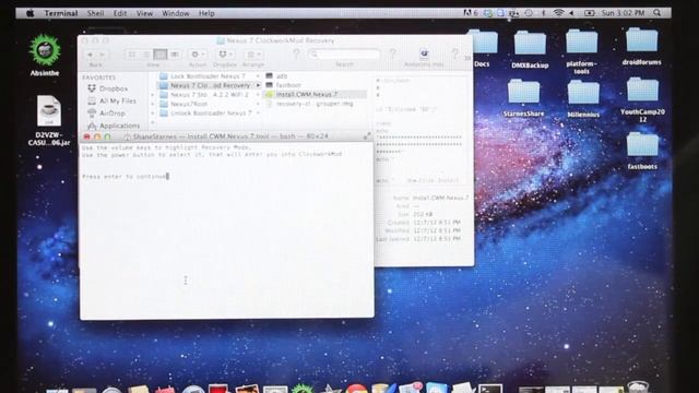 How To Install Clock Work Mod Recovery Nexus 7 [MAC] Backup Restore смотреть онлайн