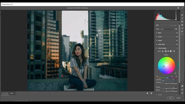 Photoshop Tutorial : Cinematic Color Tone Effect and Retouching Tutorial смотреть онлайн