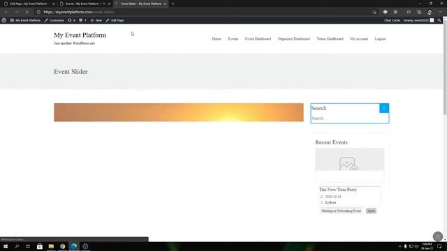 How Cancelled Attribute Works With Event Slider In #WordPress Event Website смотреть онлайн