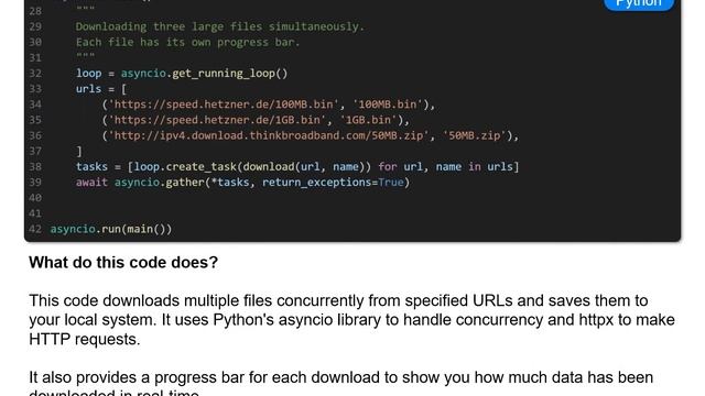 How to Download Large Files Using Python смотреть онлайн
