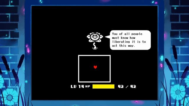 Flowey breaks the 4th wall for people who watch undertale on YouTube смотреть онлайн