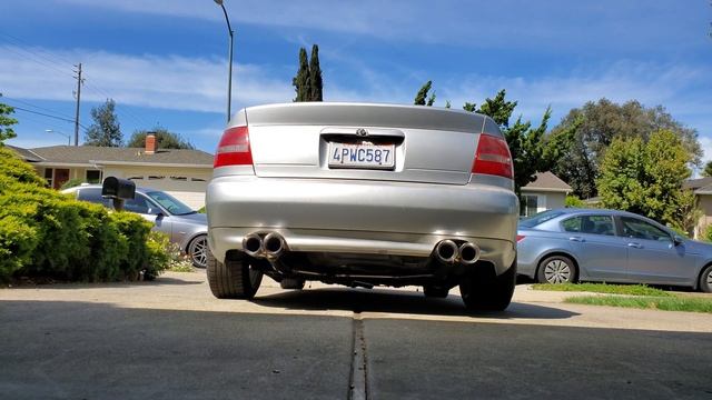 Audi B5 4.2L 40V V8 Swap - Start, Idle, Revs - Quad Pipes Exhaust смотреть онлайн