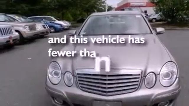 Preowned 2008 Mercedes-Benz E Class Danvers MA смотреть онлайн