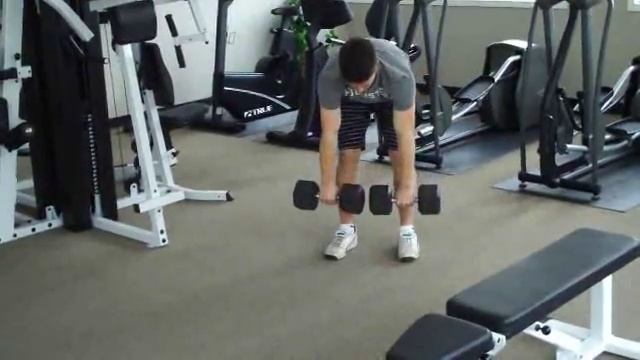 Подъем гантелей до груди в наклоне с паузами смотреть онлайн