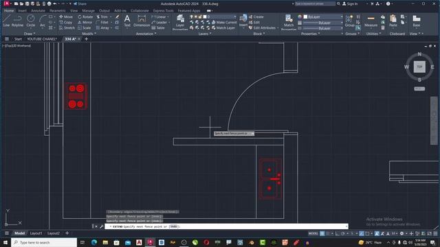 # 11 | How to use Extend Command in AutoCAD | extend command | Urdu/Hindi смотреть онлайн