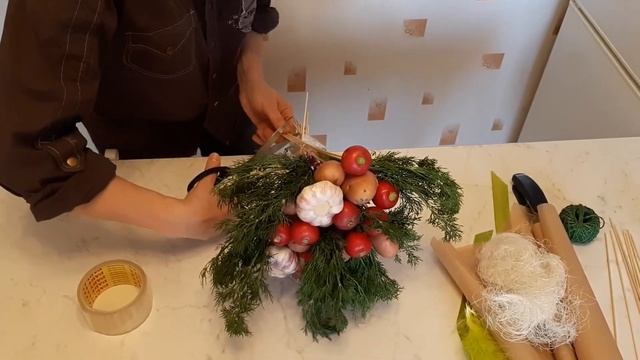 Флористика для всех - овощной букет смотреть онлайн