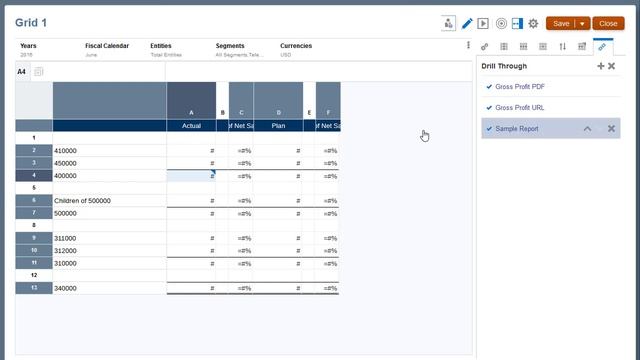 Drilling to Content in Management Report Grids смотреть онлайн