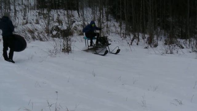 Разборный снегоход палочник. смотреть онлайн