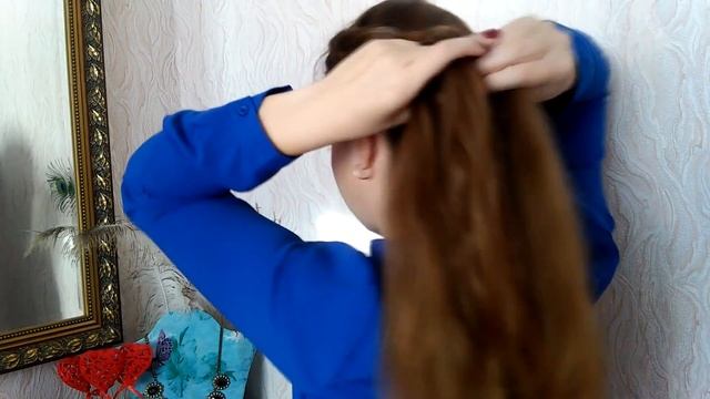 Простая и быстрая прическа в школу/универ смотреть онлайн