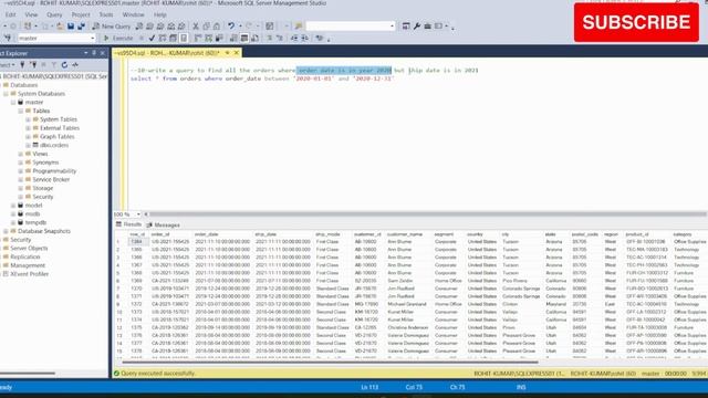 How to use two between in same Query смотреть онлайн